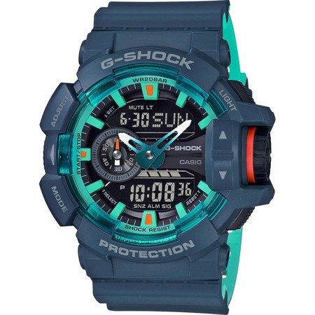 Oryginalny Zegarek Casio G Shock Ga Cc A Niebieski Turkusowy Z Kaktus Pl